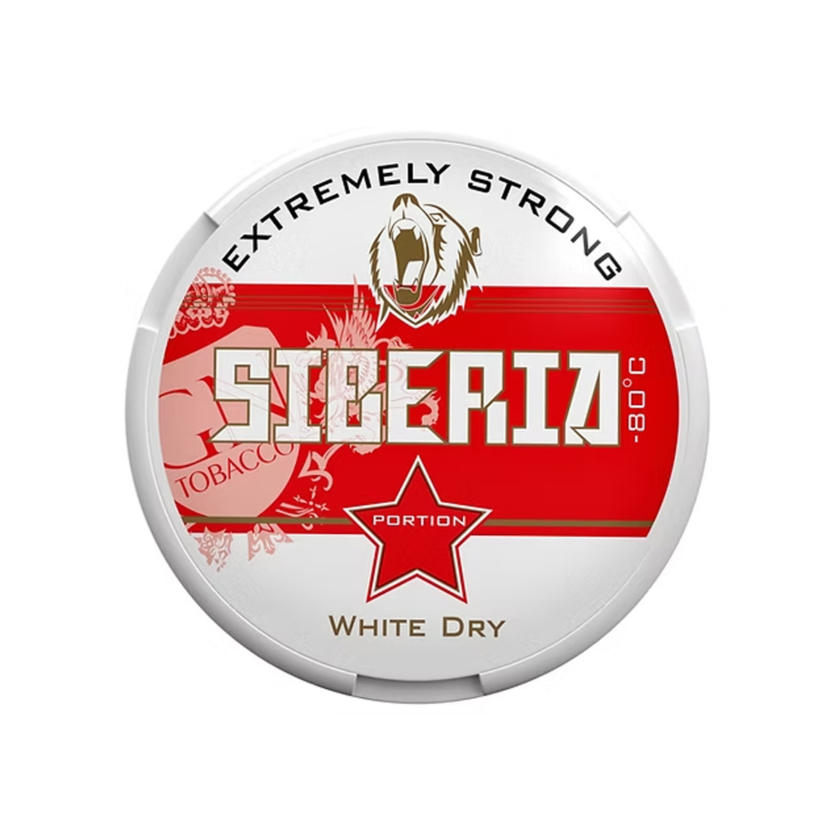 Siberia Extremely Strong White Dry snus